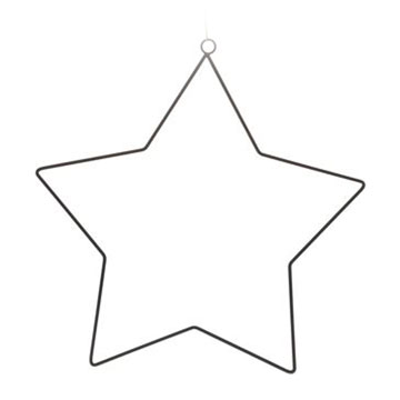 Závěsná kovová hvězda