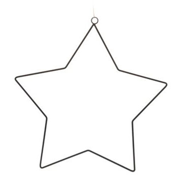 Závěsná kovová hvězda
