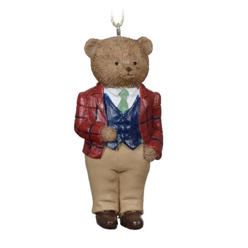 Závěsná figurka medvídek v saku – Christmas Tale