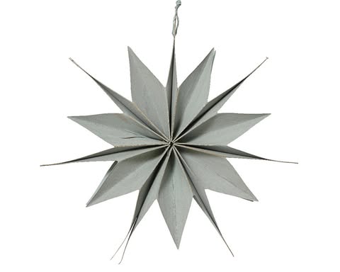 Závěsná papírová hvězda – Nordic Stars / Sage Green