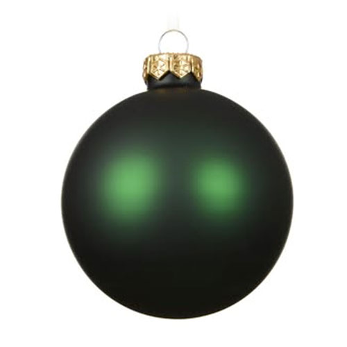 Skleněná vánoční ozdoba – pine green