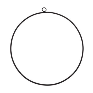 Elegantní kovový kruh 30cm