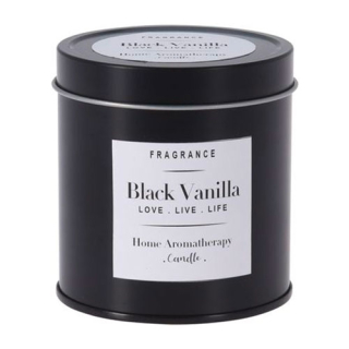 Svíčka v plechu black vanilla